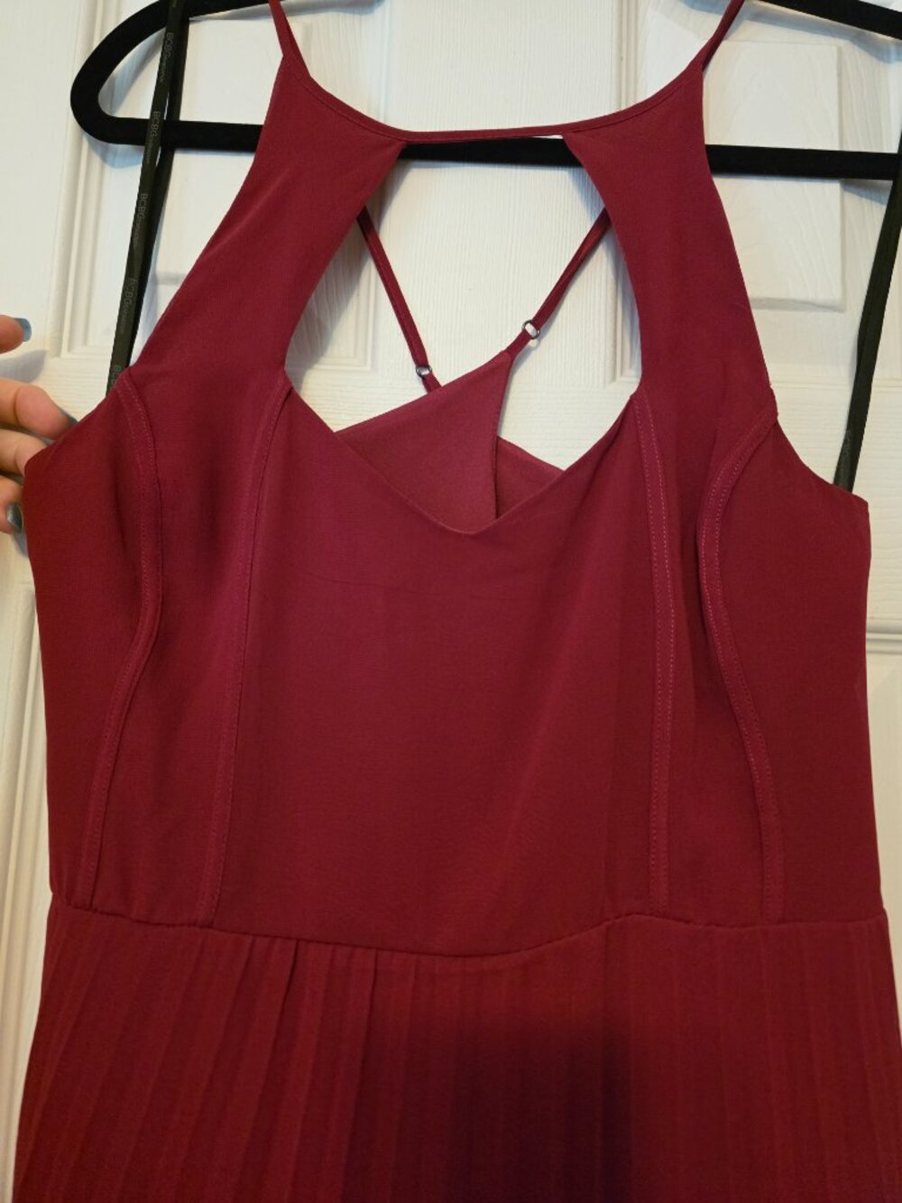BCBG Generation Raspberry Maxi gown - Picture 3 of 8